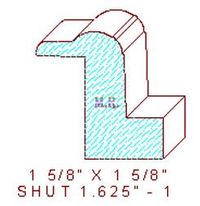 Shutter/Louver 1-5/8" - 1 Shutter/Louver 1-5/8" - 1