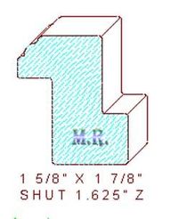 Shutter/Louver 1-5/8" Shutter/Louver 1-5/8"