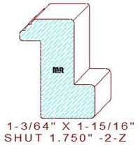 Shutter/Louver 1-3/4" - 2 Shutter/Louver 1-3/4" - 2