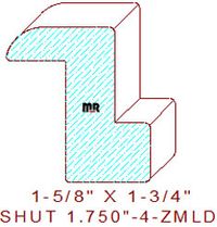 Shutter/Louver 1-3/4" - 4 Shutter/Louver 1-3/4" - 4