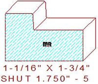 Shutter/Louver 1.750" - 5 Shutter/Louver 1.750" - 5