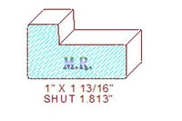Shutter/Louver 1-13/16" Shutter/Louver 1-13/16"