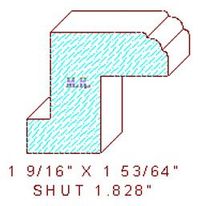 Shutter/Louver 1-53/64" Shutter/Louver 1-53/64"