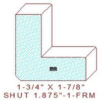 Shutter/Louver 1-7/8" - 1 Shutter/Louver 1-7/8" - 1