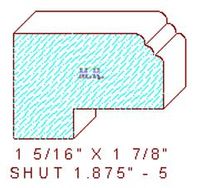 Shutter/Louver 1-7/8" - 5 Shutter/Louver 1-7/8" - 5