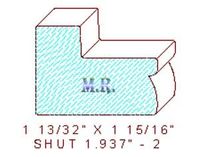 Shutter/Louver 1-15/16" - 2 Shutter/Louver 1-15/16" - 2