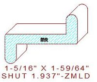 Shutter/Louver 1-15/16" Shutter/Louver 1-15/16"