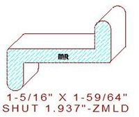 Shutter/Louver 1-15/16"