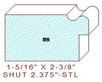 Shutter/Louver 2-3/8" Shutter/Louver 2-3/8"