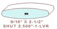 Shutter/Louver 2-1/2" - 1 