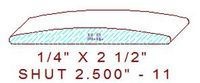 Shutter/Louver 2-1/2" - 11 Shutter/Louver 2-1/2" - 11