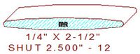Shutter/Louver 2-1/2" - 12