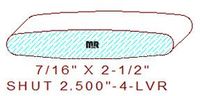 Shutter/Louver 2-1/2" - 4