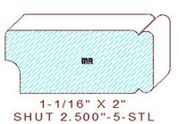 Shutter/Louver 2-1/2" - 5