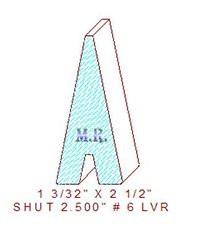Shutter/Louver 2-1/2" - 6 Shutter/Louver 2-1/2" - 6