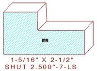 Shutter/Louver 2-1/2" - 7 Shutter/Louver 2-1/2" - 7
