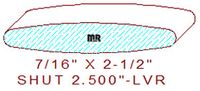 Shutter/Louver 2-1/2" Shutter/Louver 2-1/2"