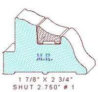 Shutter/Louver 2-3/4" - 1 Shutter/Louver 2-3/4" - 1