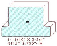 Shutter/Louver 2-3/4" Shutter/Louver 2-3/4"
