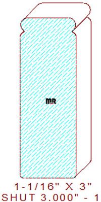 Shutter/Louver 3" - 1