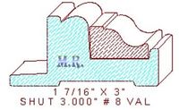 Shutter/Louver 3" - 8 Shutter/Louver 3" - 8