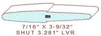 Shutter/Louver 3-9/32" Shutter/Louver 3-9/32"