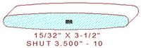 Shutter/Louver 3-1/2" - 10