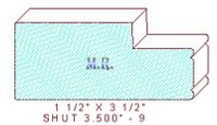 Shutter/Louver 3-1/2" - 9 Shutter/Louver 3-1/2" - 9