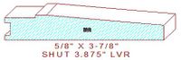 Shutter/Louver 3-7/8" Shutter/Louver 3-7/8"