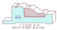 Shutter/Louver 4" - 5 Shutter/Louver 4" - 5
