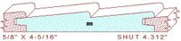 Shutter/Louver 4-5/16" Shutter/Louver 4-5/16"