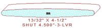 Shutter/Louver 4-1/2" - 3 Shutter/Louver 4-1/2" - 3
