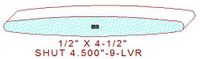 Shutter/Louver 4-1/2" - 9 