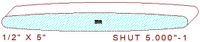 Shutter/Louver Slat 5" - 1 Shutter/Louver Slat 5" - 1
