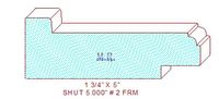 Shutter/Louver 5" - 2 Shutter/Louver 5" - 2