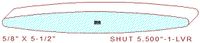 Louver/Shutter 5-1/2" - 1 Louver/Shutter 5-1/2" - 1