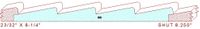Shutter/Louver 8-1/4" Shutter/Louver 8-1/4"