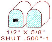 Shutter/Louver 1/2" - 1 Shutter/Louver 1/2" - 1