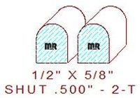 Shutter/Louver 1/2" - 2 Shutter/Louver 1/2" - 2
