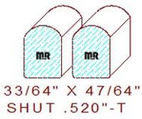 Shutter/Louver 33/64" Shutter/Louver 33/64"