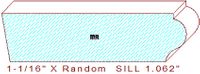 Window Sill / Stool Moulding 1-1/16" Window Sill / Stool Moulding 1-1/16"
