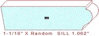 Window Sill / Stool Moulding 1-1/16"