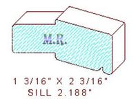Window Sill 2-3/16" Window Sill 2-3/16"