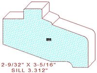 Window / Door Sill Moulding 3-5/16"