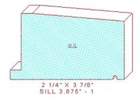 Sill Moulding 3-7/8" - 1 Sill Moulding 3-7/8" - 1