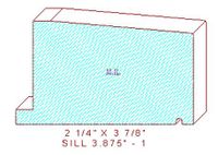 Sill Moulding 3-7/8" - 1