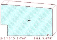 Door Sill / Threshold Moulding 3-7/8"