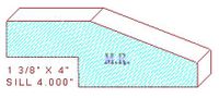 Door Sill Moulding 4" Door Sill Moulding 4"