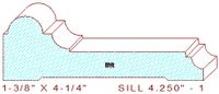 Window Sill Moulding 4-1/4" - 1