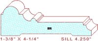 Window Sill Moulding 4-1/4"